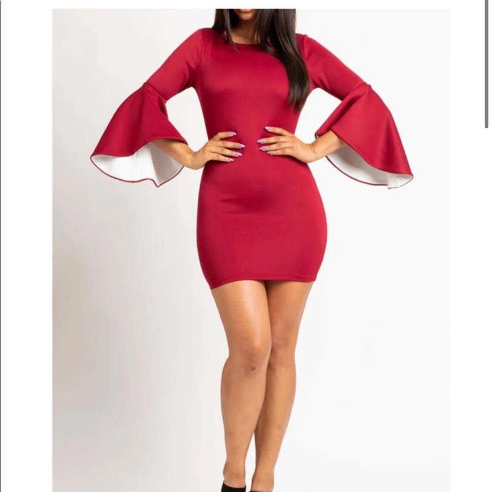 Downtown Vibes Red Mini Dress